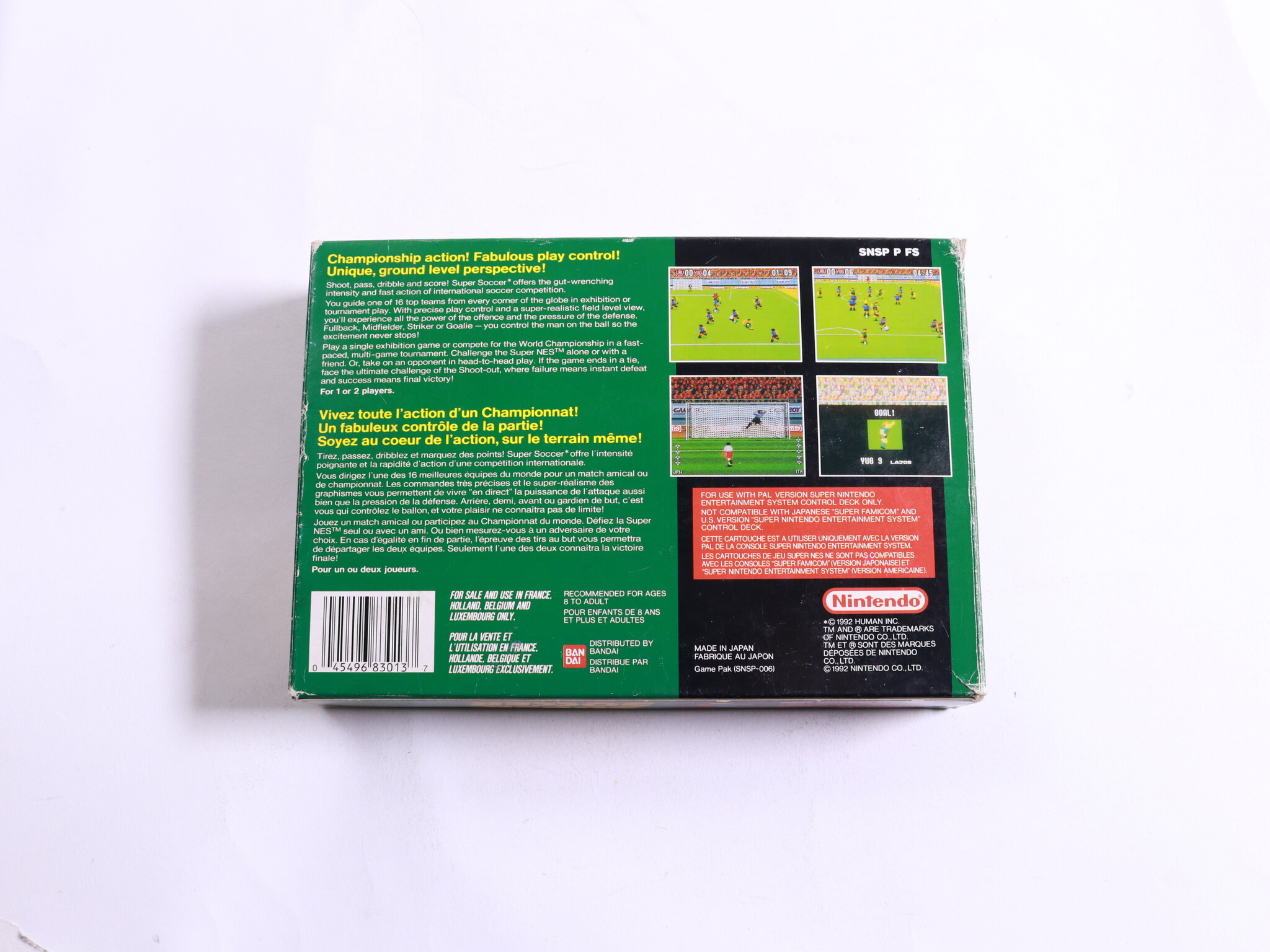 SNES - Super Soccer - Boxed CIB - Nintendo - productfoto 3