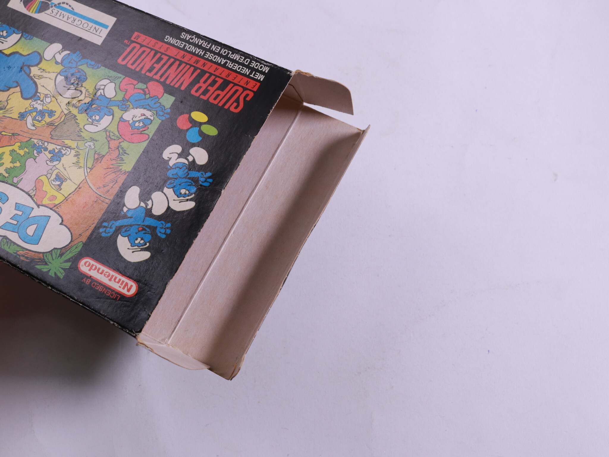 SNES - De Smurfen - Boxed CIB - Infogrames - productfoto 6