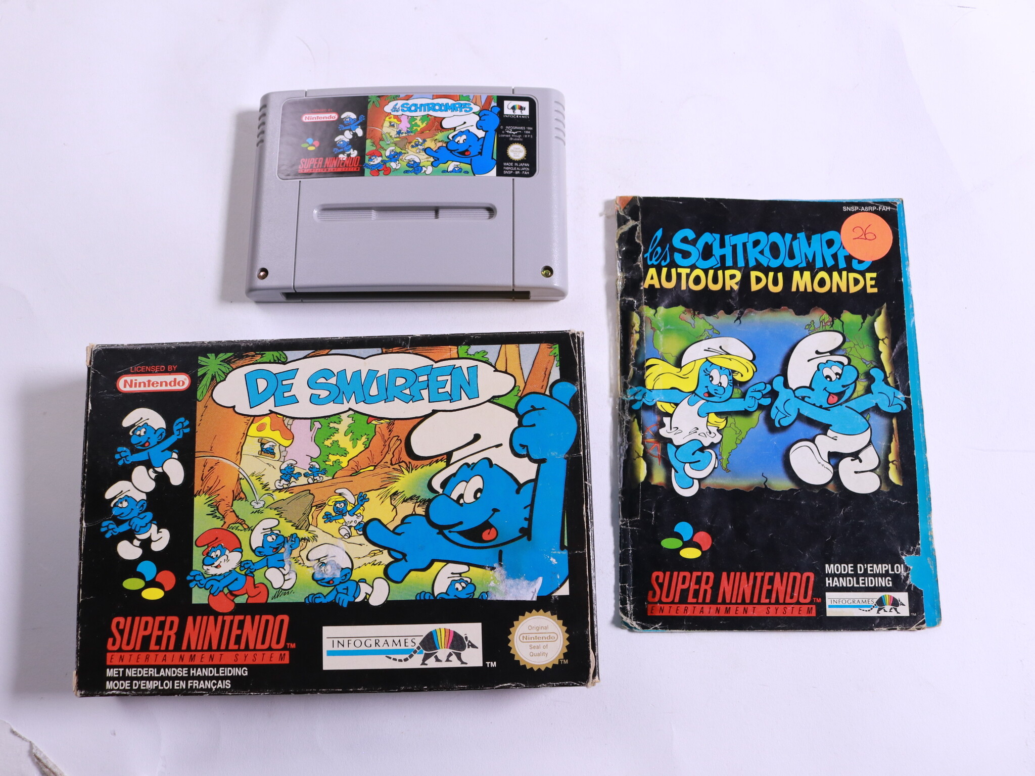 SNES - De Smurfen - Boxed CIB
