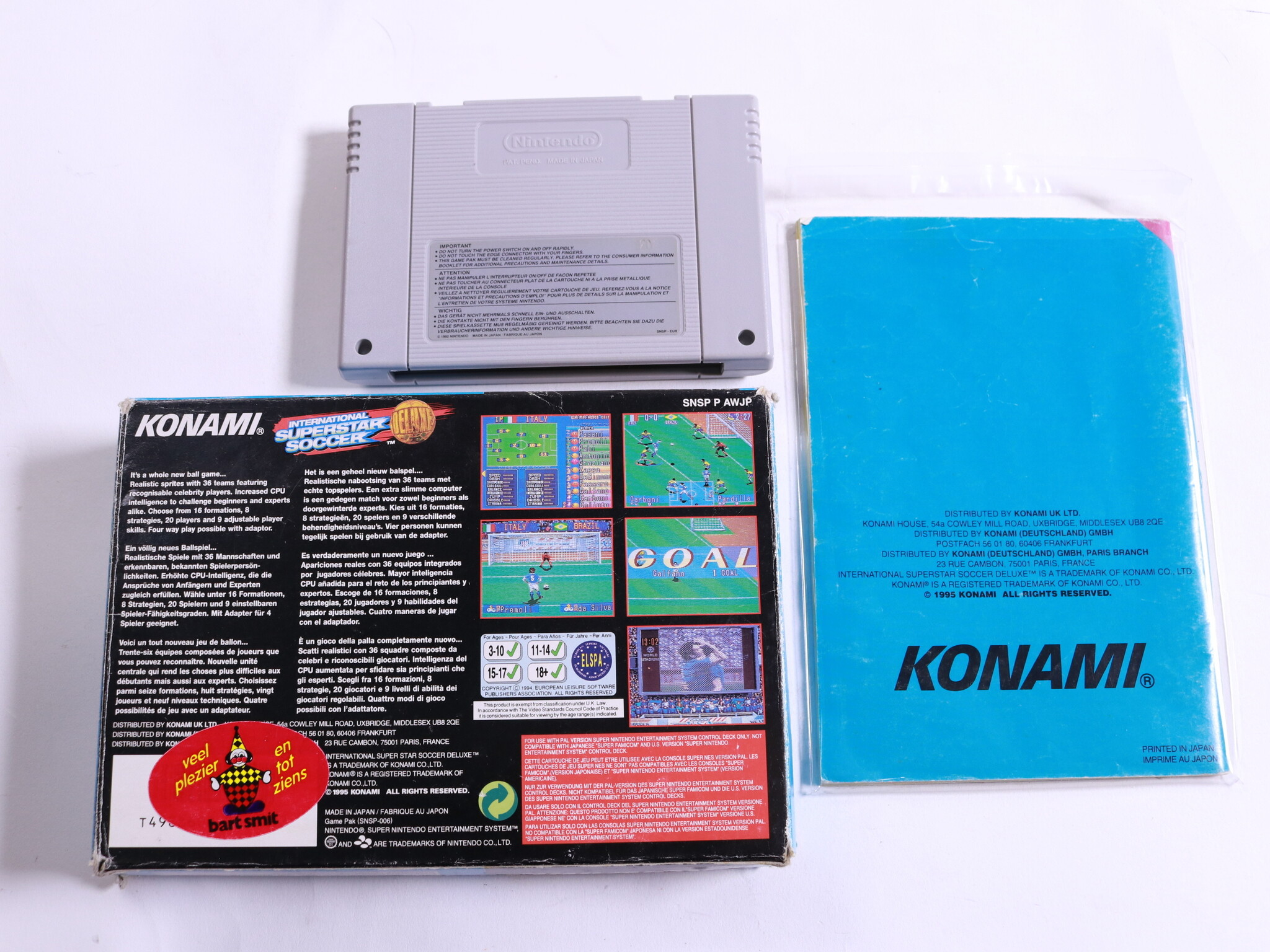 N64 - International Superstar Soccer 64 - Boxed CIB - Konami - productfoto 3