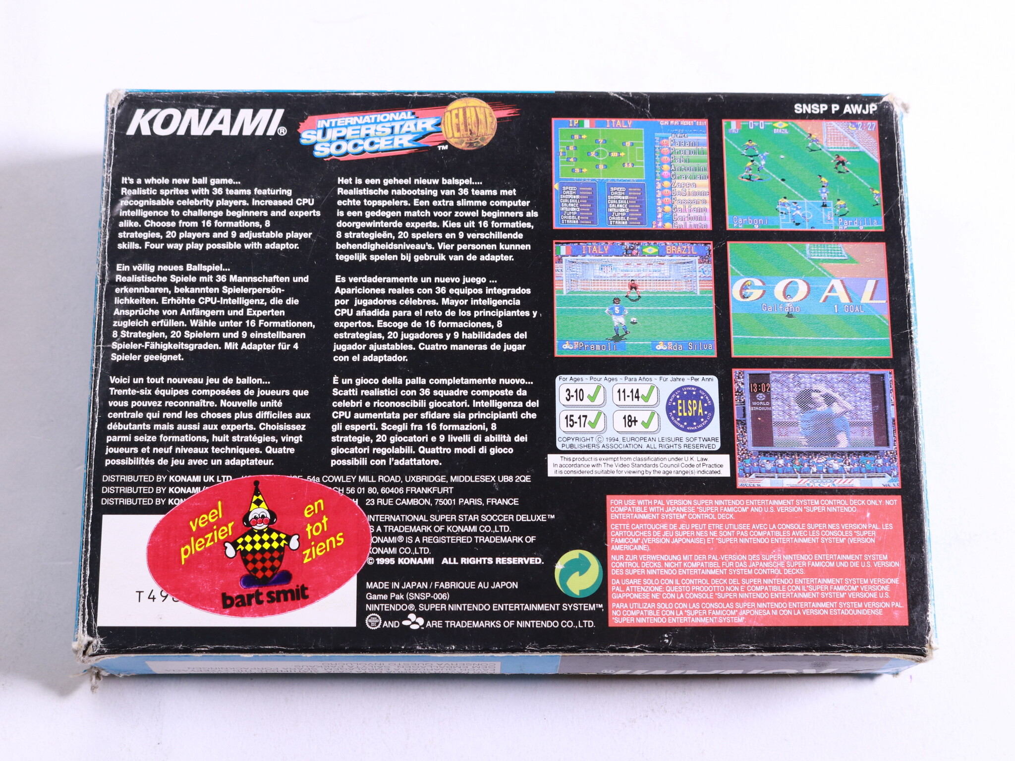 N64 - International Superstar Soccer 64 - Boxed CIB - Konami - productfoto 6