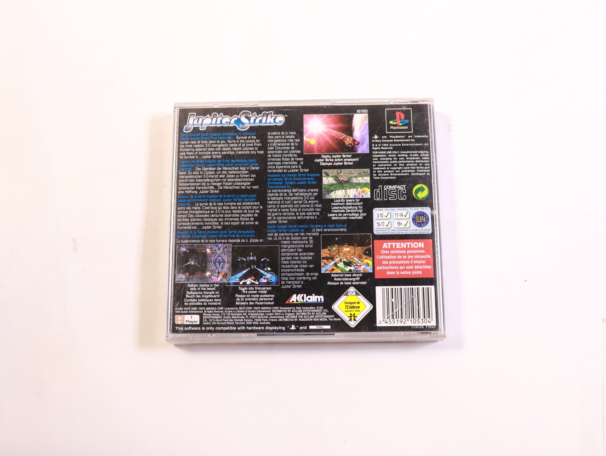 PlayStation 1 - Jupiter Strike - productfoto 3