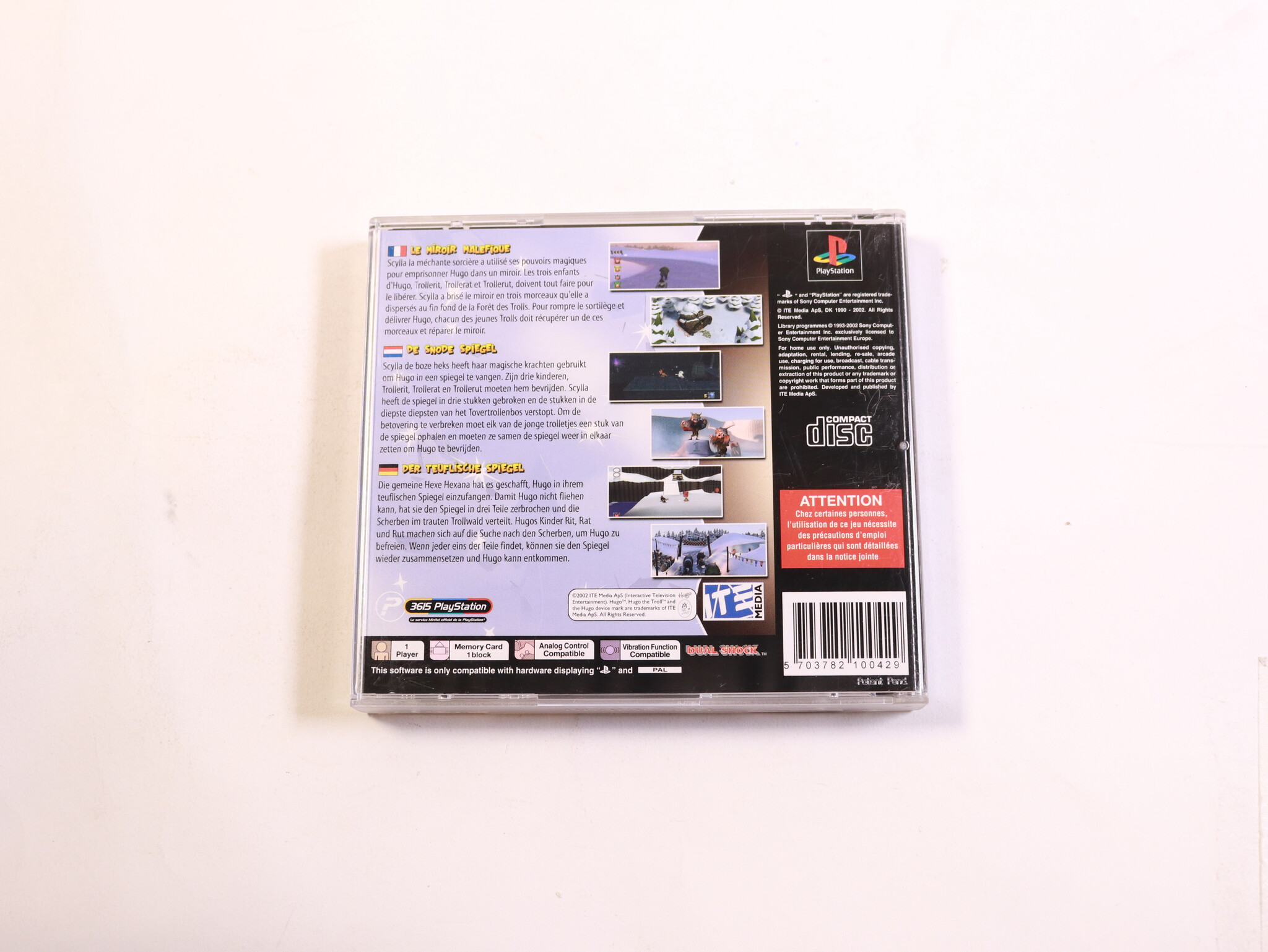 PlayStation 1 - Hugo [No Manual] - productfoto 3