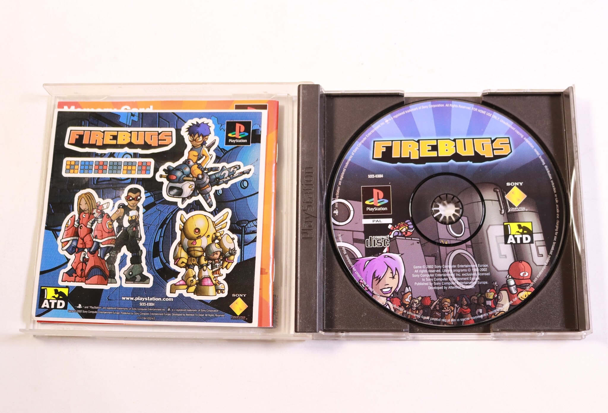 PlayStation 1 - Firebugs + Stickers - productfoto 2