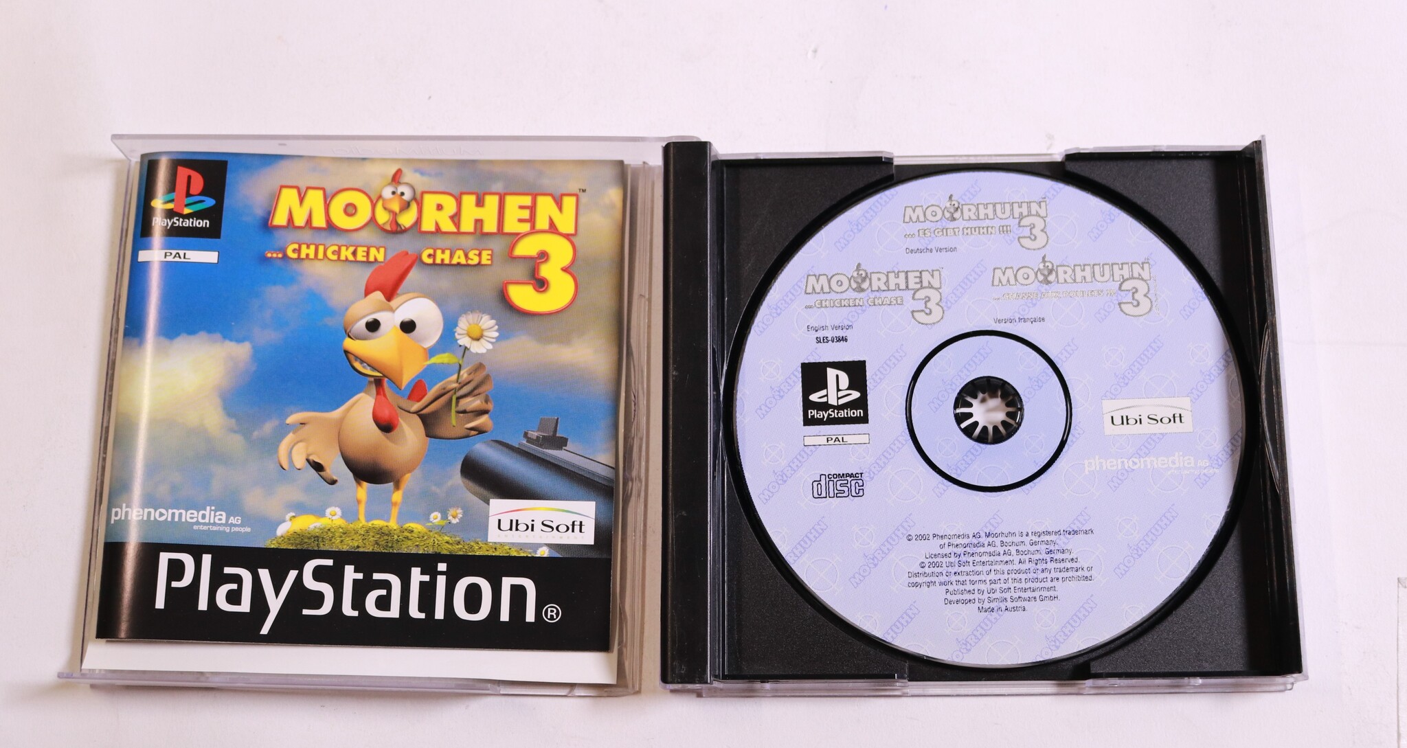 Playstation 1 - Moorhuhn 3 - Phenomedia - productfoto 2