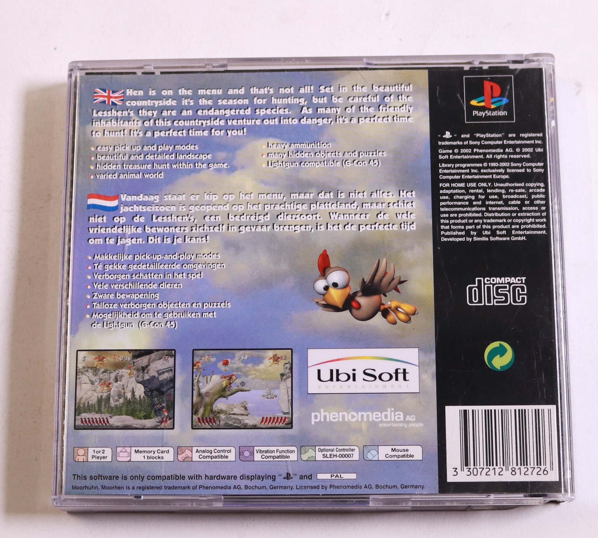 Playstation 1 - Moorhuhn 3 - Phenomedia - productfoto 3