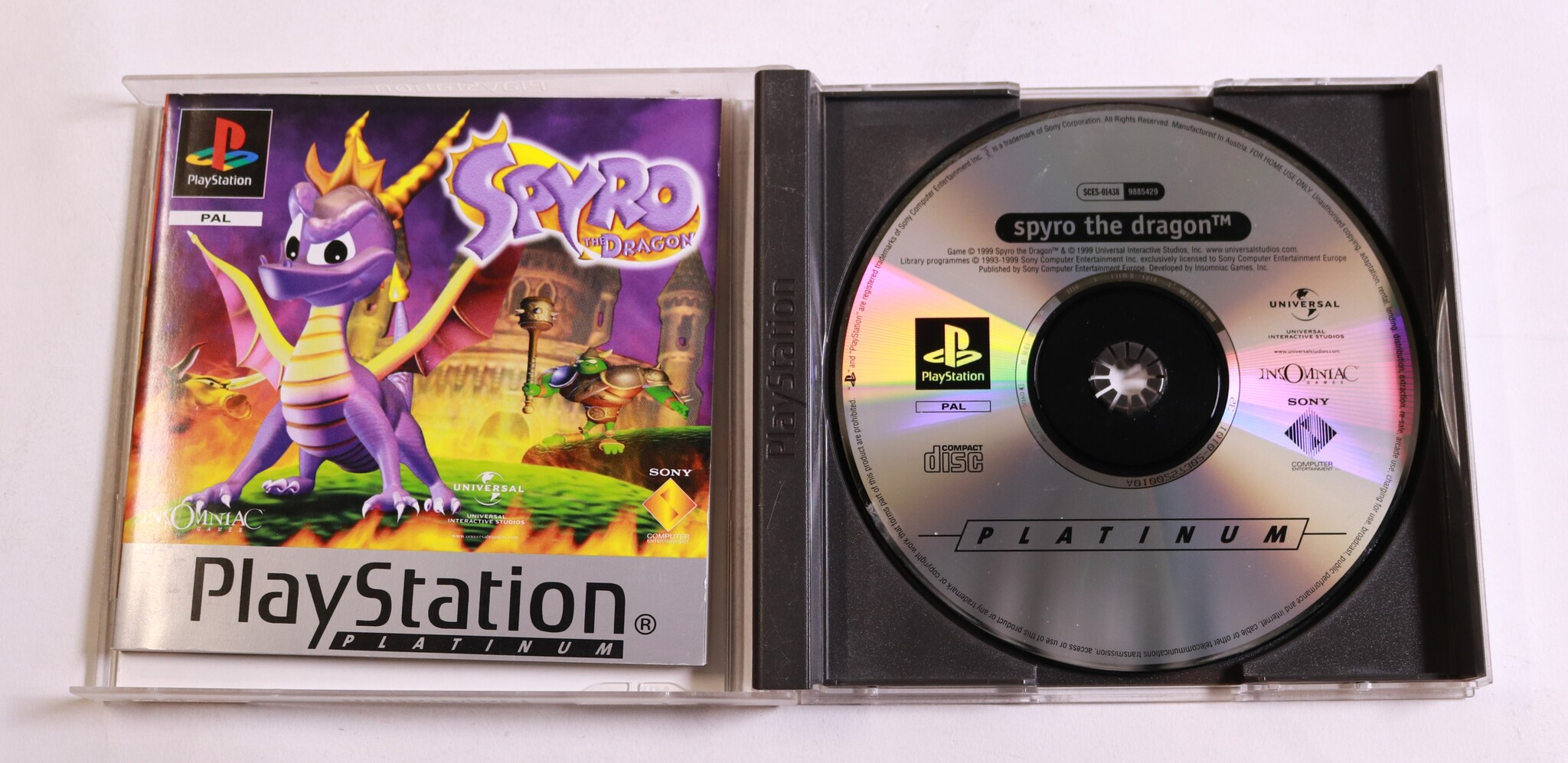 Playstation 1 - Spyro The Dragon [Platinum] - productfoto 2