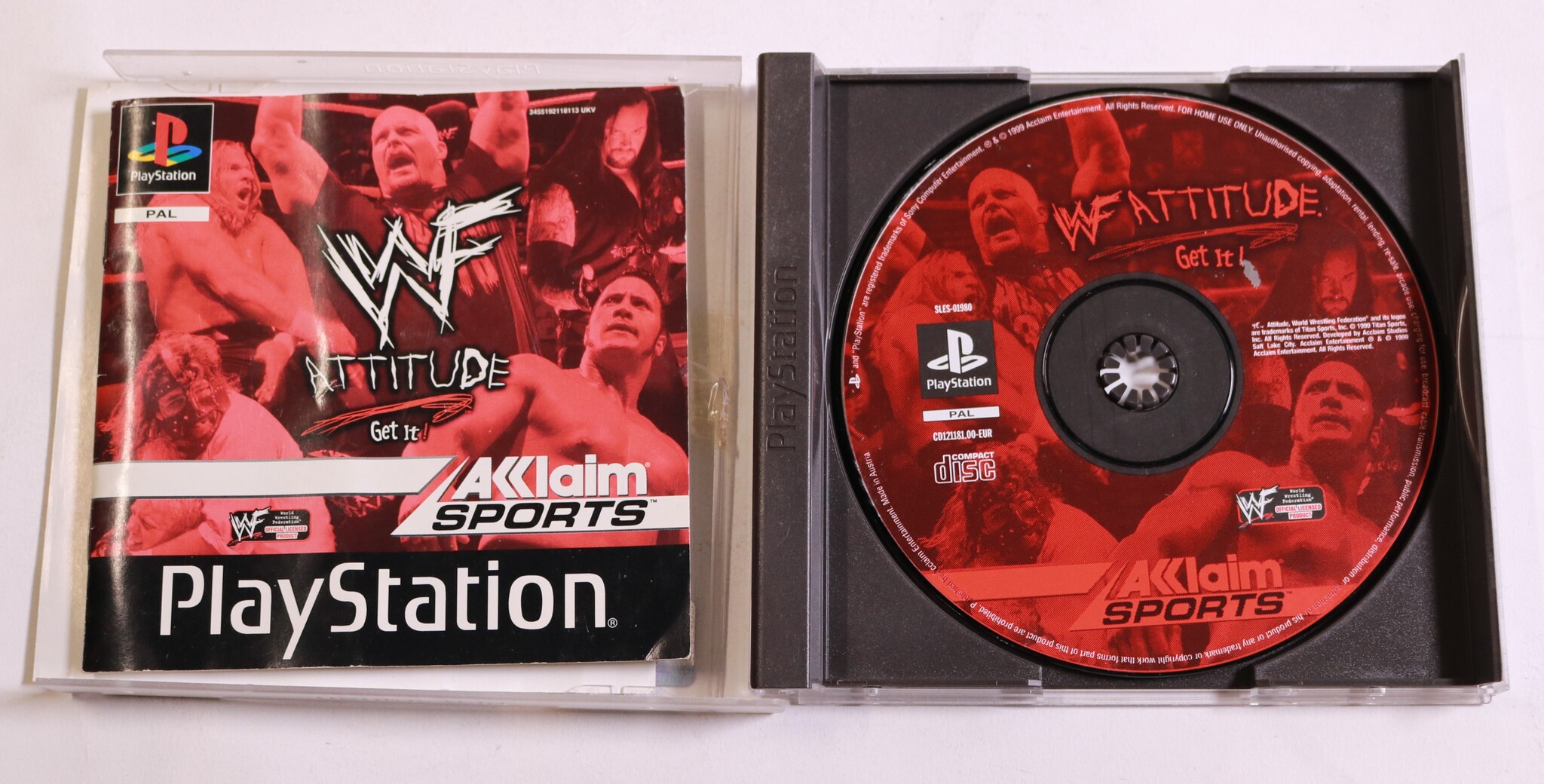 PlayStation 1 - WWF Attitude - productfoto 2