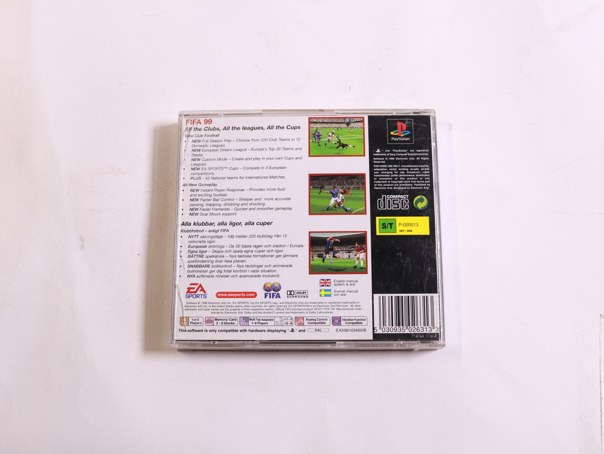 Playstation 1 - Fifa 99 - productfoto 3