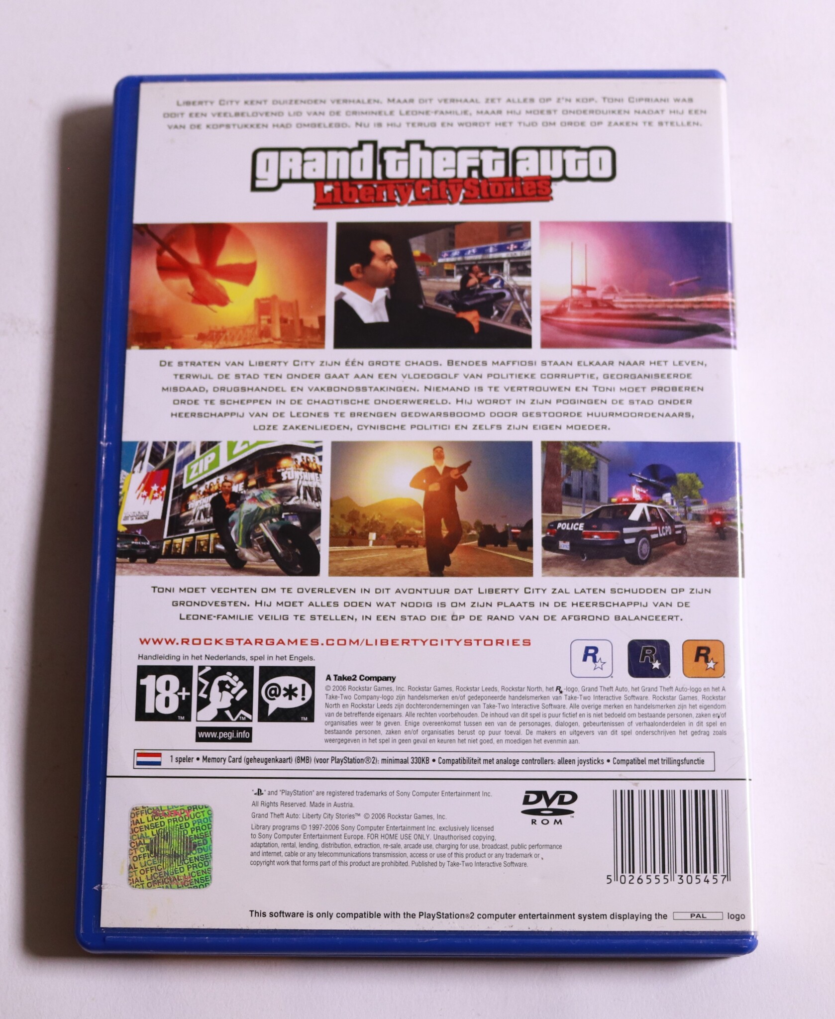 Playstation 2 - Grand Theft Auto: Liberty City Stories - productfoto 2