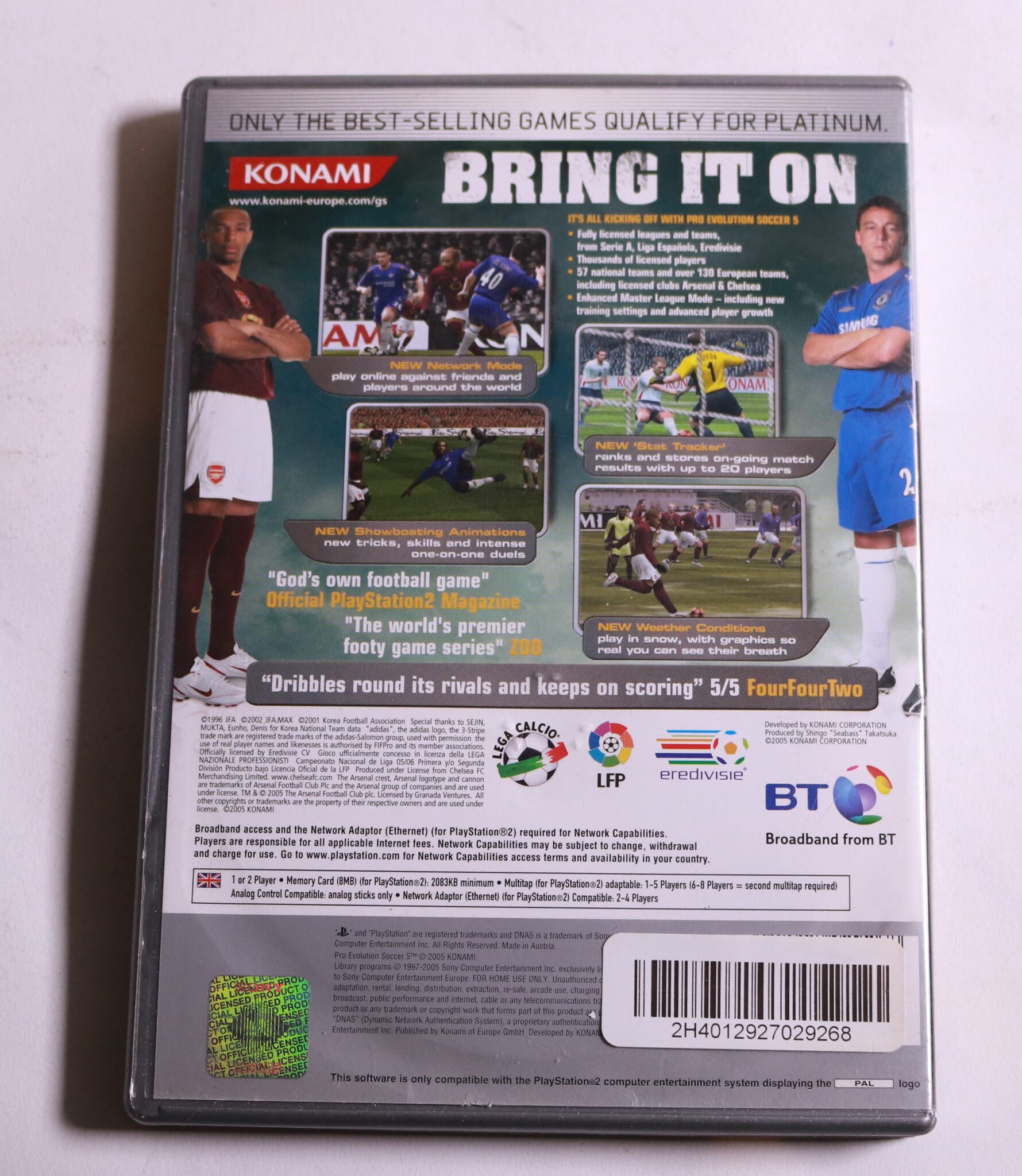 Playstation 2 - Pro Evolution Soccer 5 [Platinum] - productfoto 3