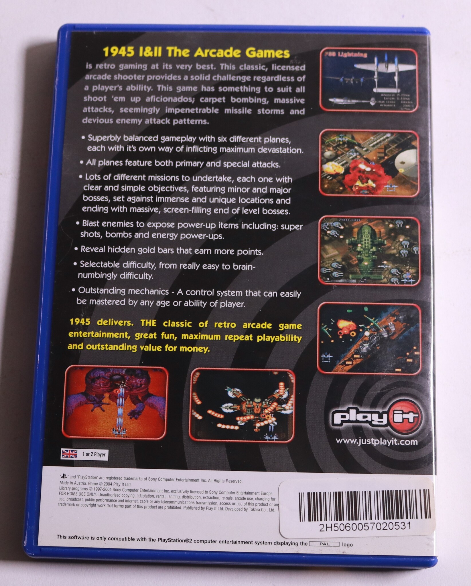 Playstation 2 - 1945 I & II The Arcade Games - Psikyo - productfoto 3
