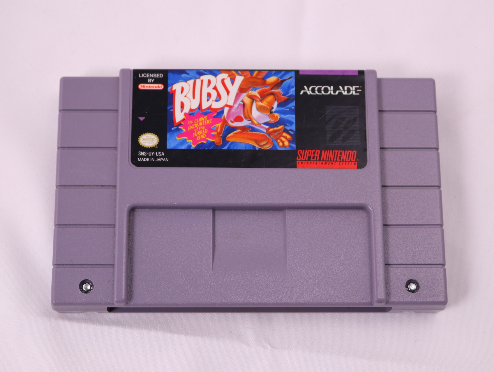 SNES - Bubsy - USA