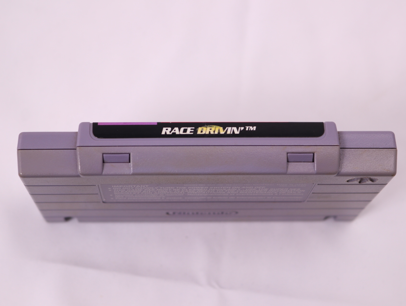 SNES - Race Drivin - USA - productfoto 2