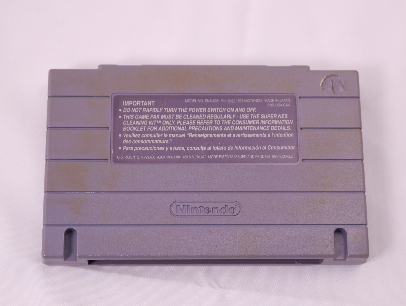 SNES - Race Drivin - USA - productfoto 3
