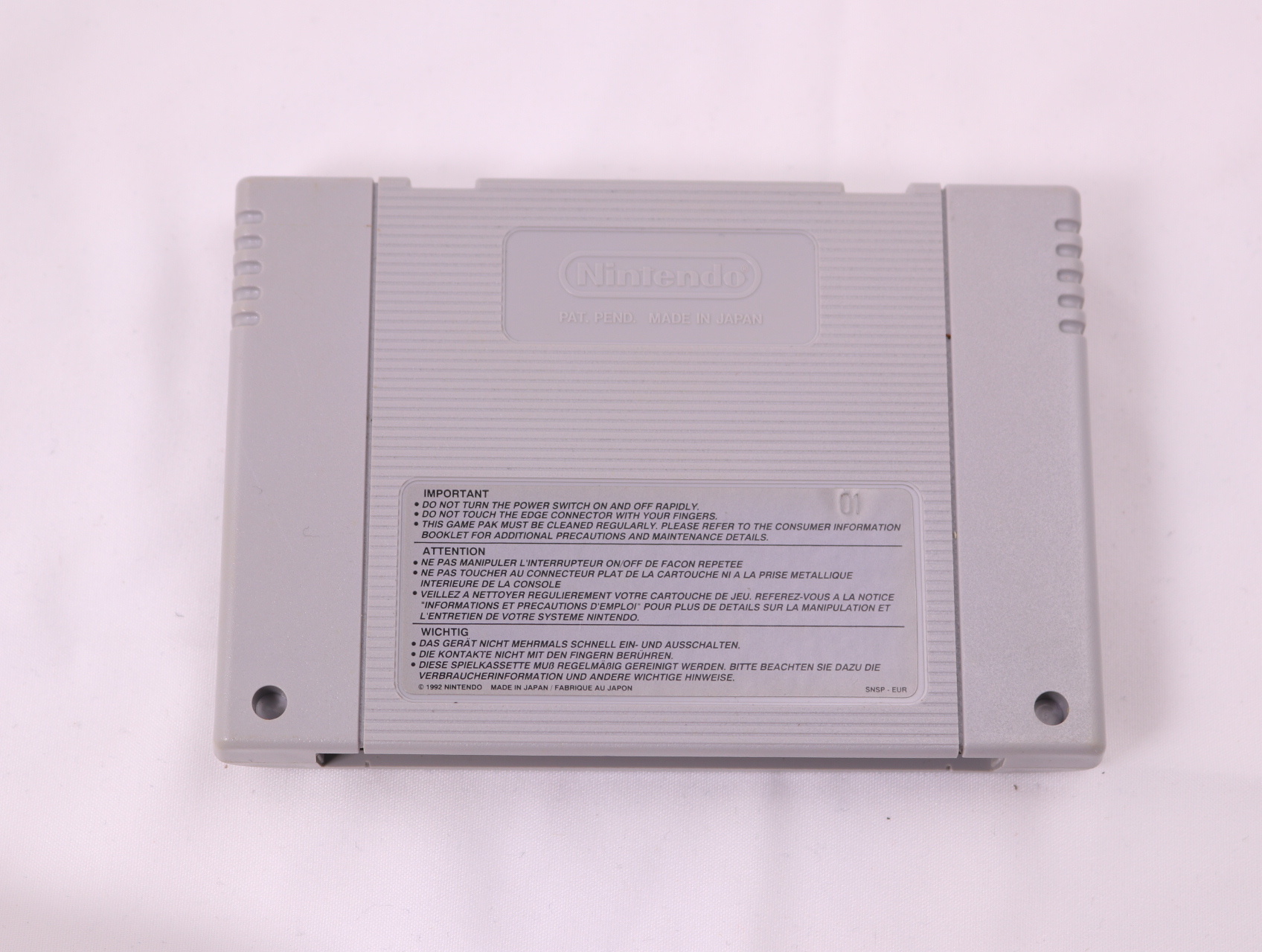 SNES - Double Dragon V The Shadow Falls - productfoto 2