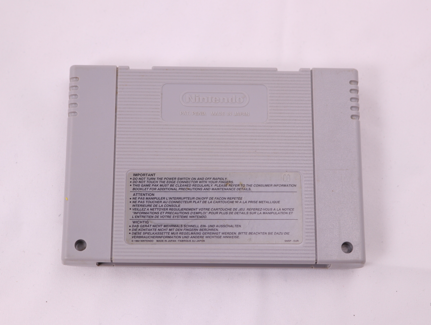 SNES - F1 Pole Position 2 - productfoto 2