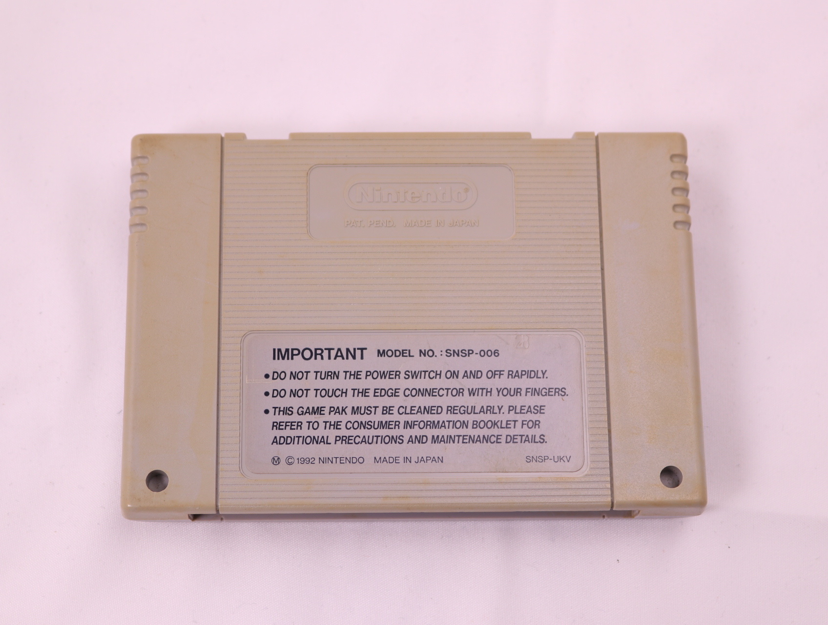 SNES - Mario's Time Machine - productfoto 2