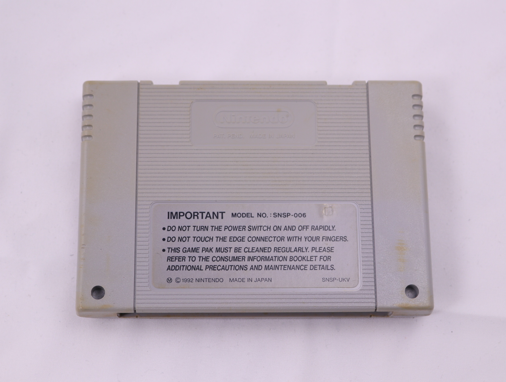 SNES - Art Of Fighting - SNK - productfoto 2