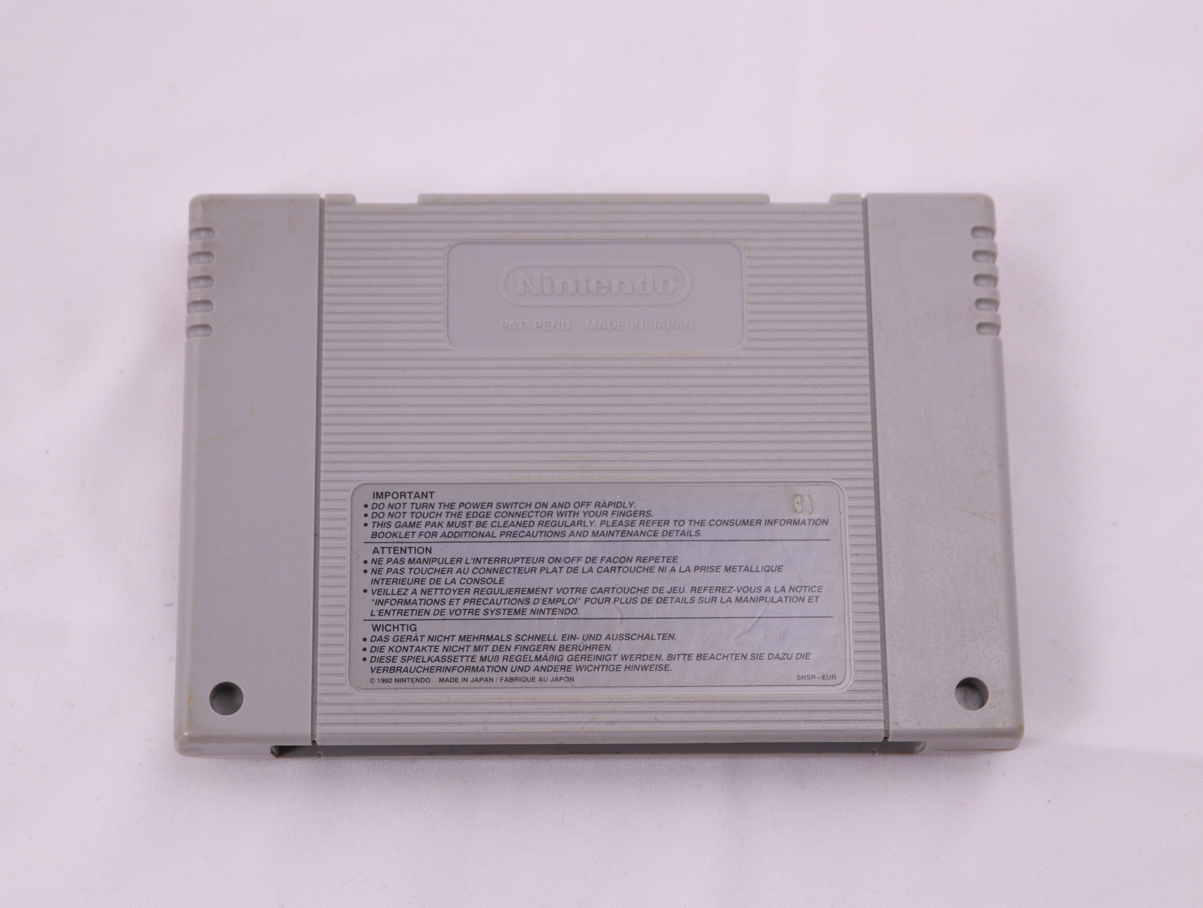 SNES - Earthworm Jim - productfoto 2