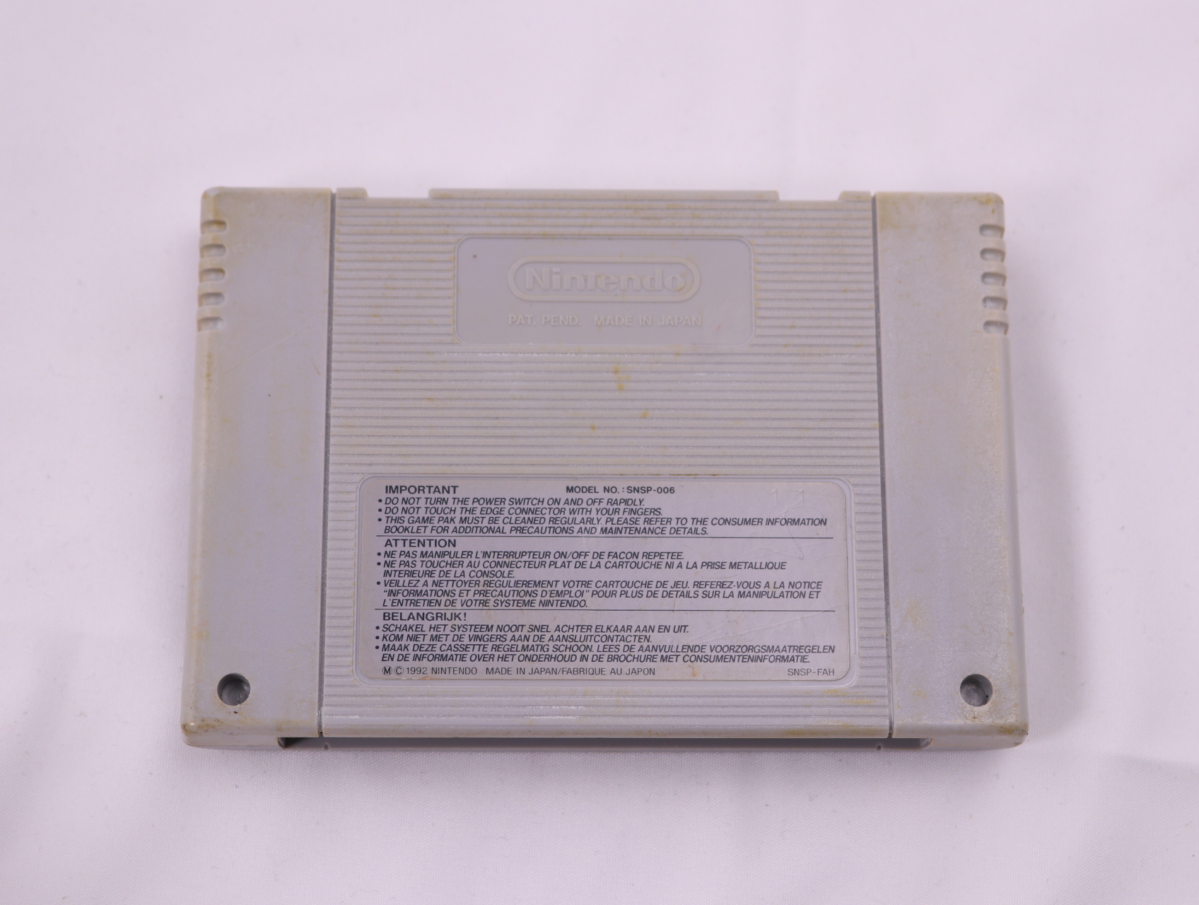 SNES - Super Double Dragon - productfoto 2
