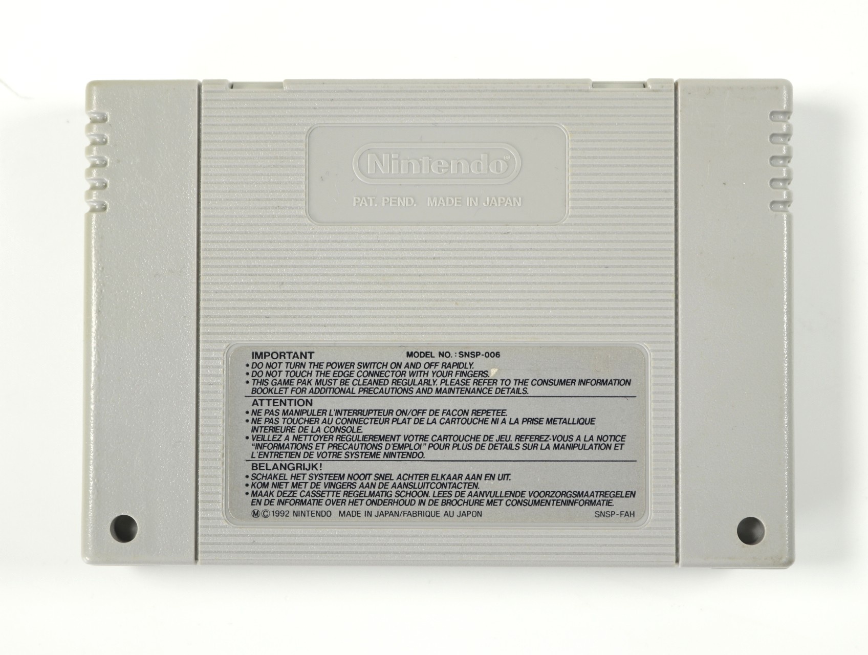 SNES - FIFA International Soccer - productfoto 2