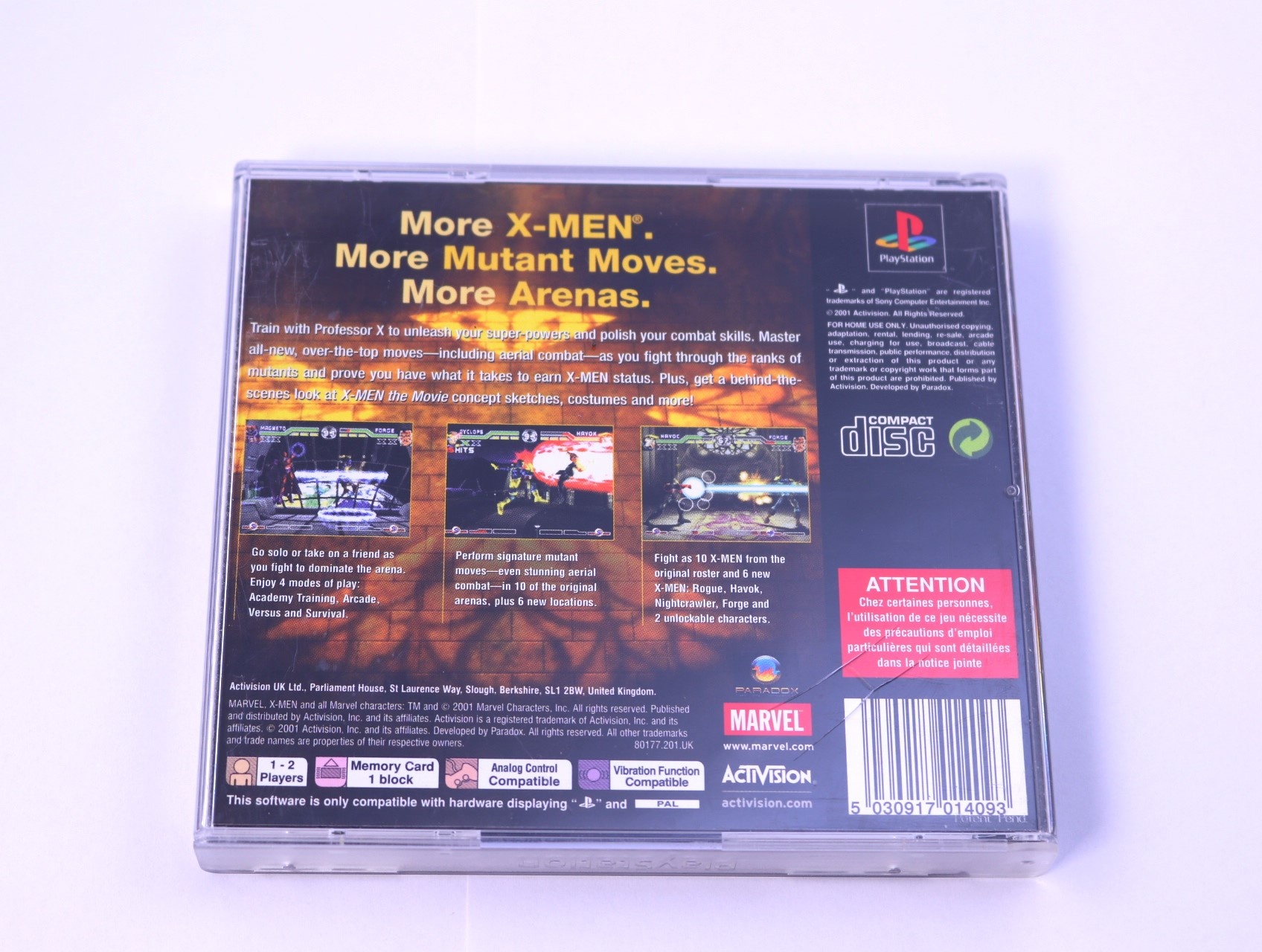 PlayStation 1 - X-Men: Mutant Academy 2 - productfoto 2
