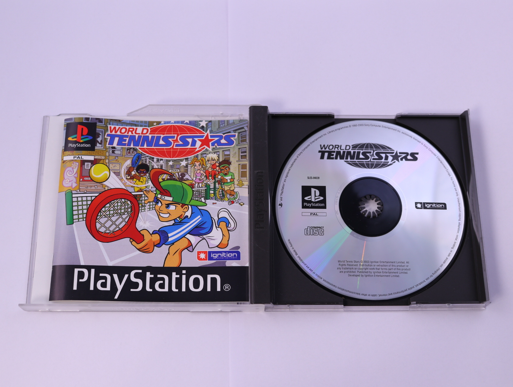 Playstation 1 - World Tennis Stars - productfoto 3
