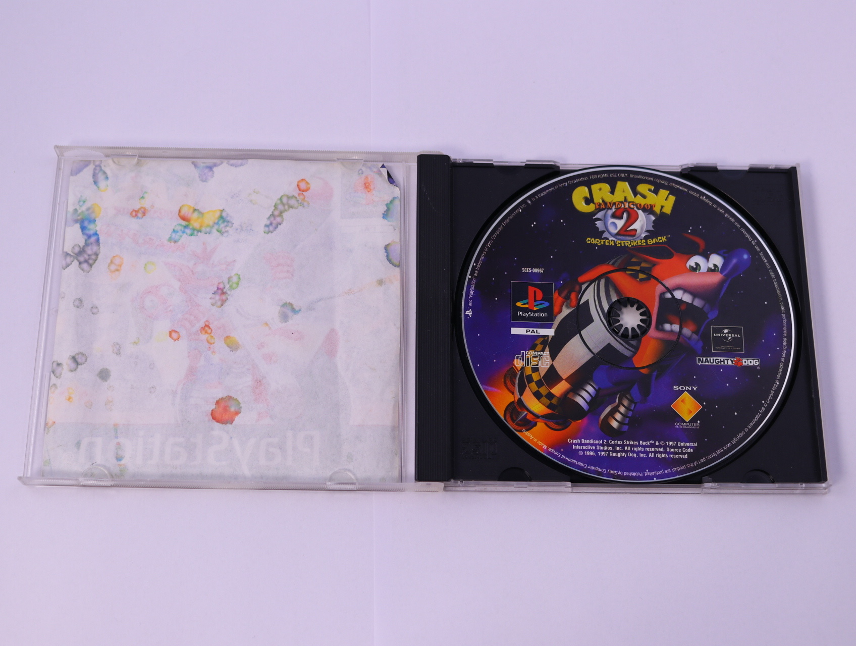 PlayStation 1 - Crash Bandicoot: Warped - productfoto 3