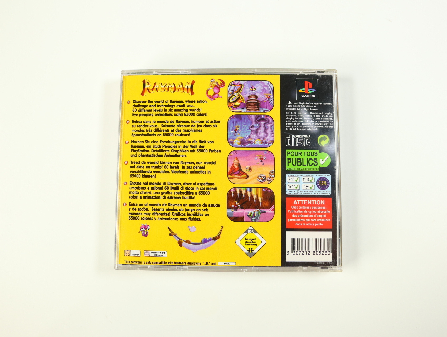 Playstation 1 - Rayman - productfoto 2
