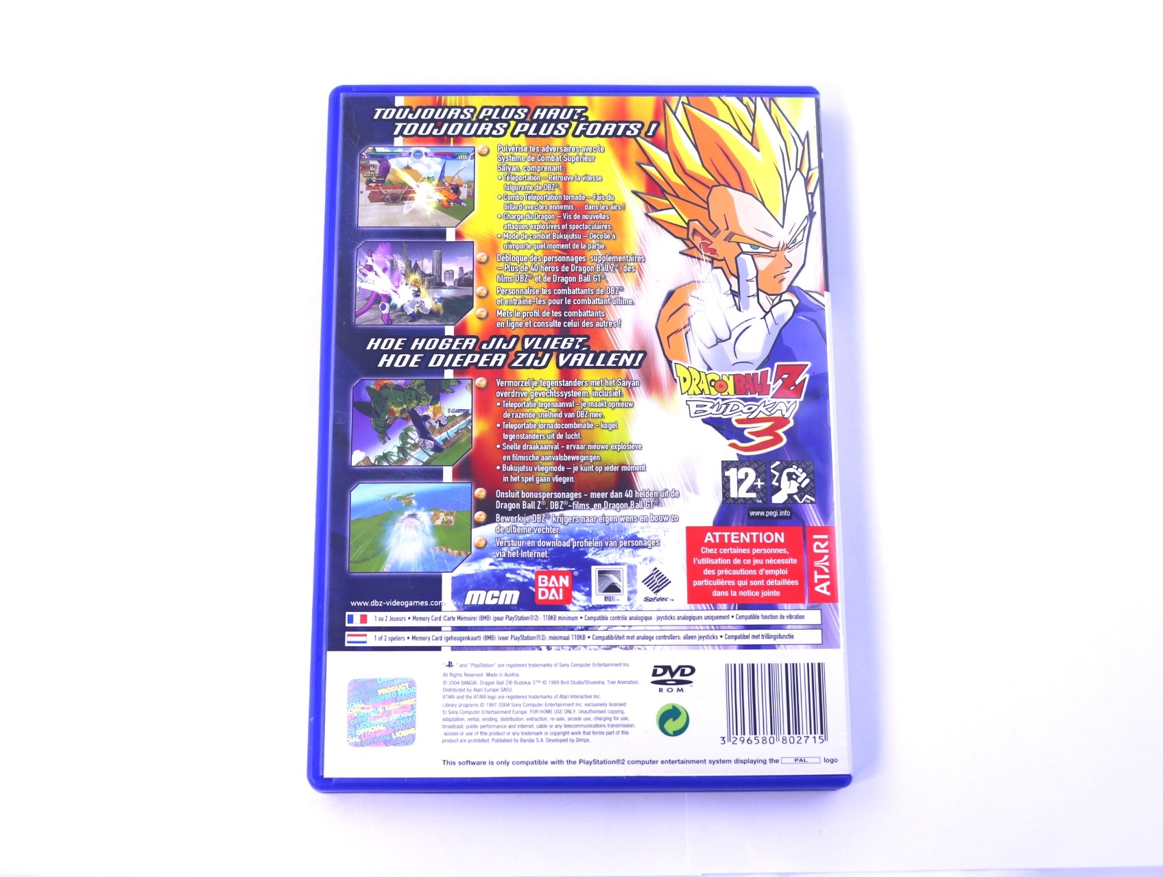 Playstation 2 - Dragon Ball Z: Budokai 3 - productfoto 2