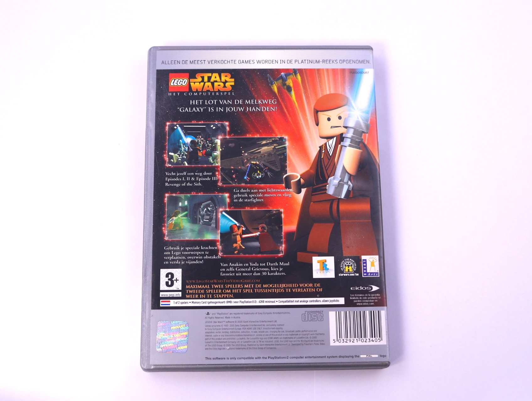 PlayStation 2 - Lego Star Wars [Platinum] - productfoto 2