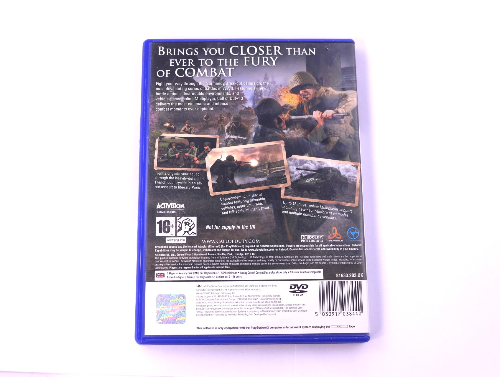 PlayStation 2 - Call of Duty 3 - productfoto 2