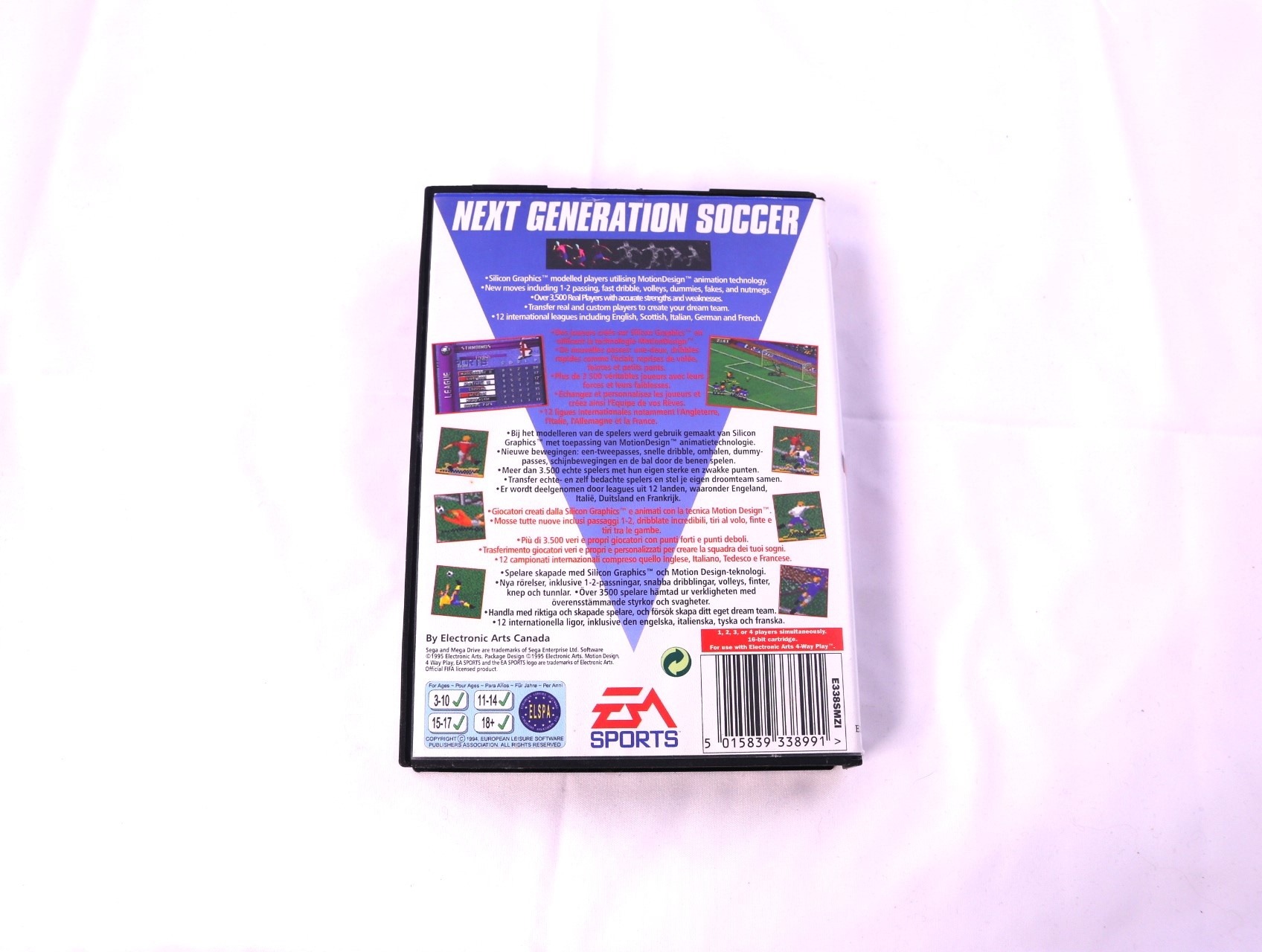 SEGA Mega Drive - FIFA Soccer 96 - productfoto 2