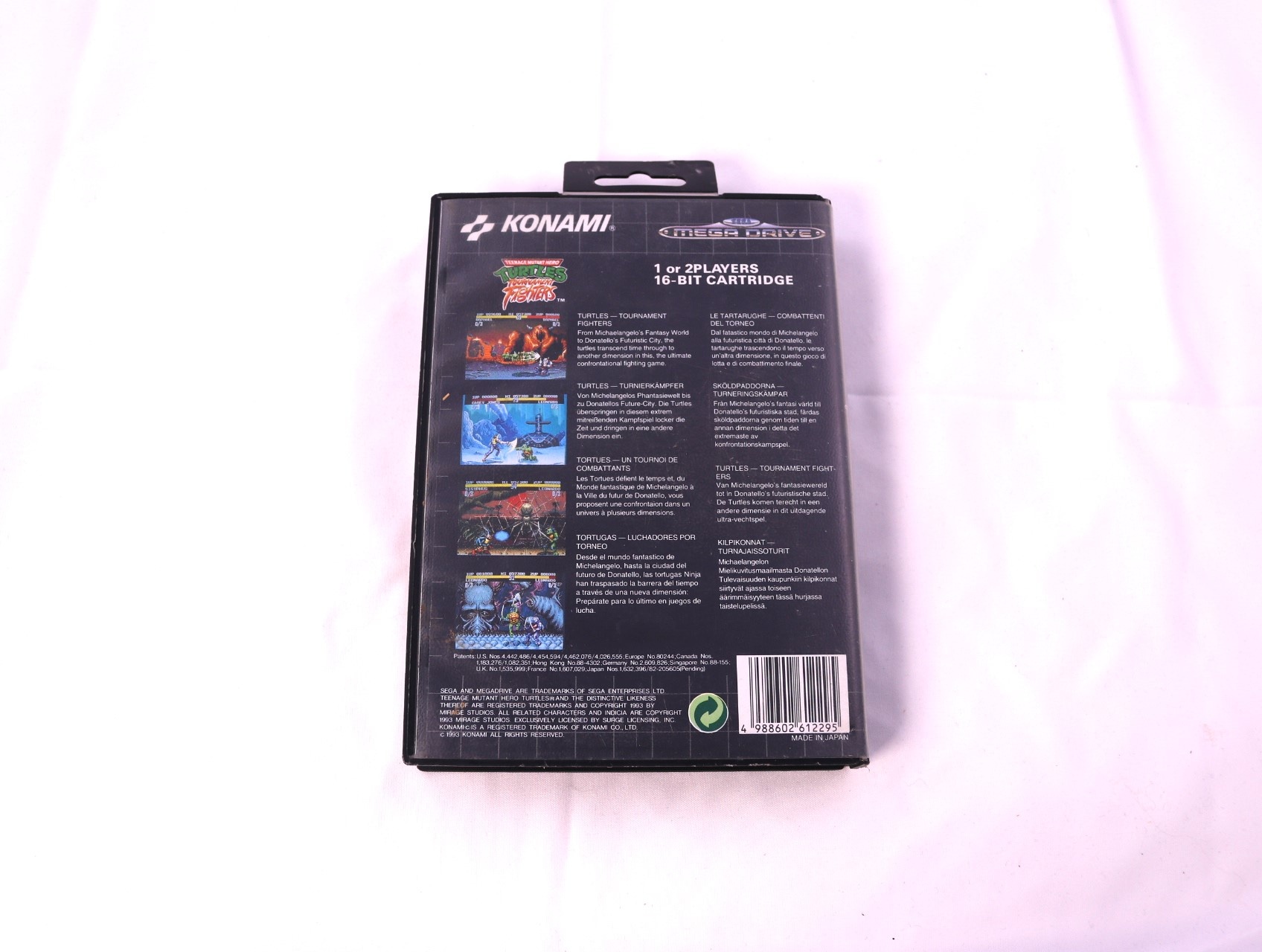 SEGA Mega Drive - Teenage Mutant Ninja Turtles: Tournament Fighters [No Manual] - productfoto 2