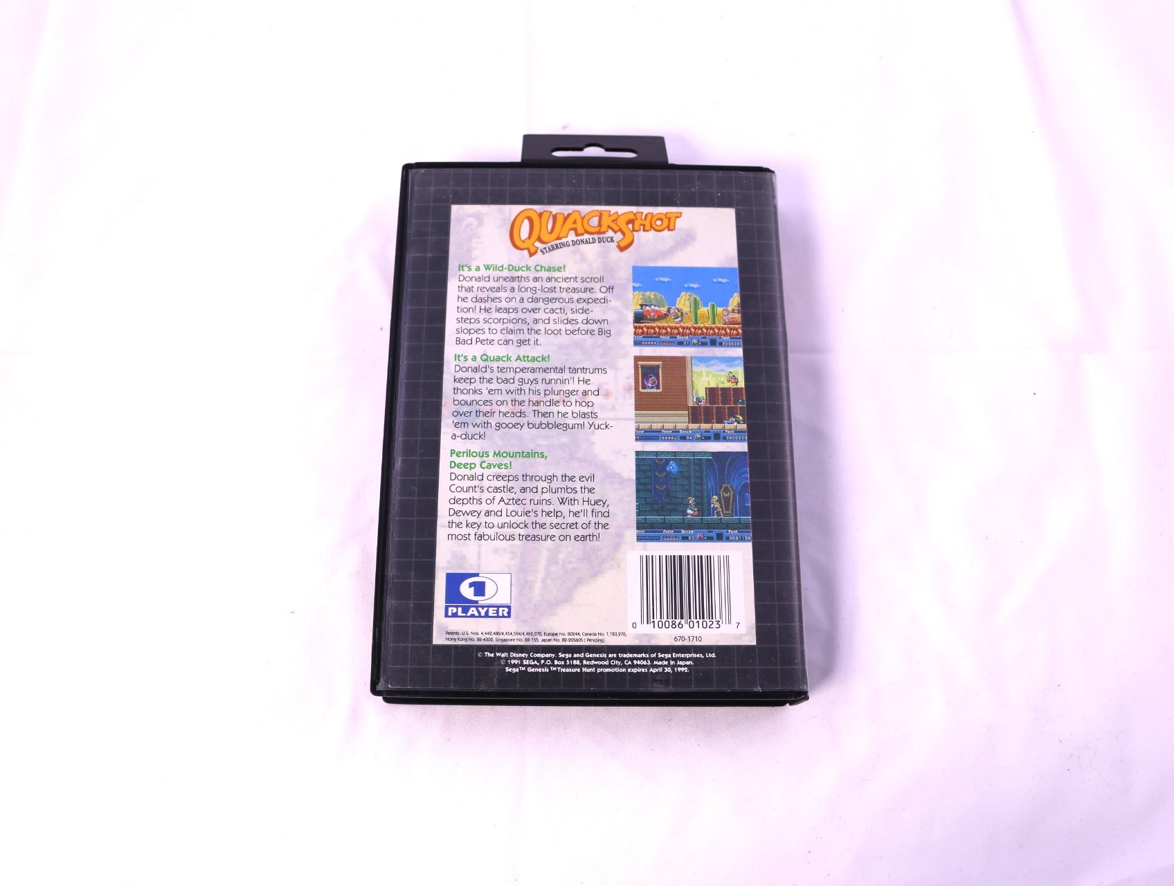SEGA Mega Drive - Quackshot Starring Donald Duck [No Manual] - productfoto 2