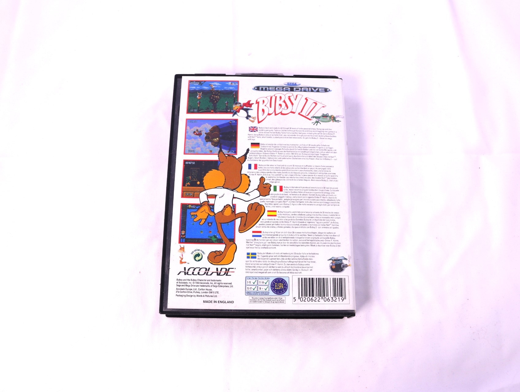 SEGA Mega Drive - Bubsy II [No Manual] - productfoto 2