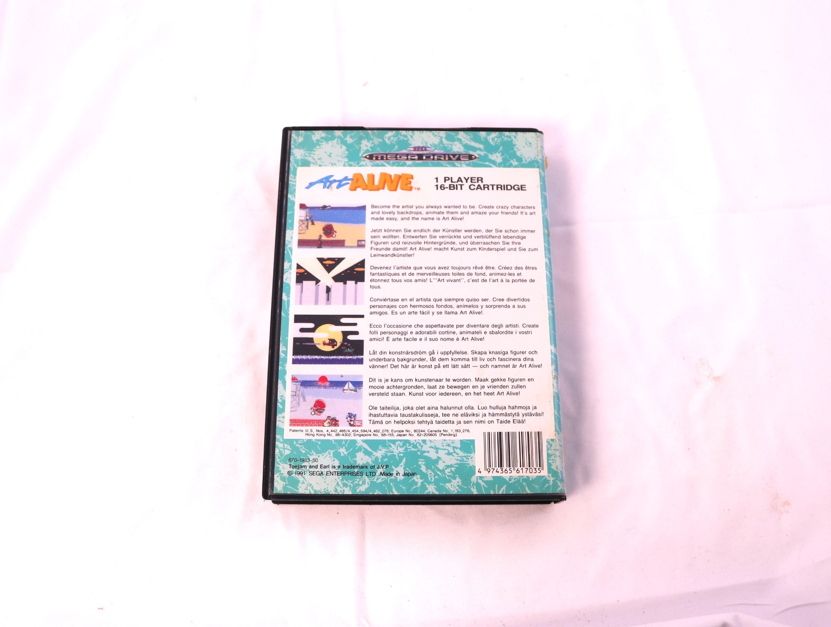 SEGA Mega Drive - Art Alive - productfoto 2