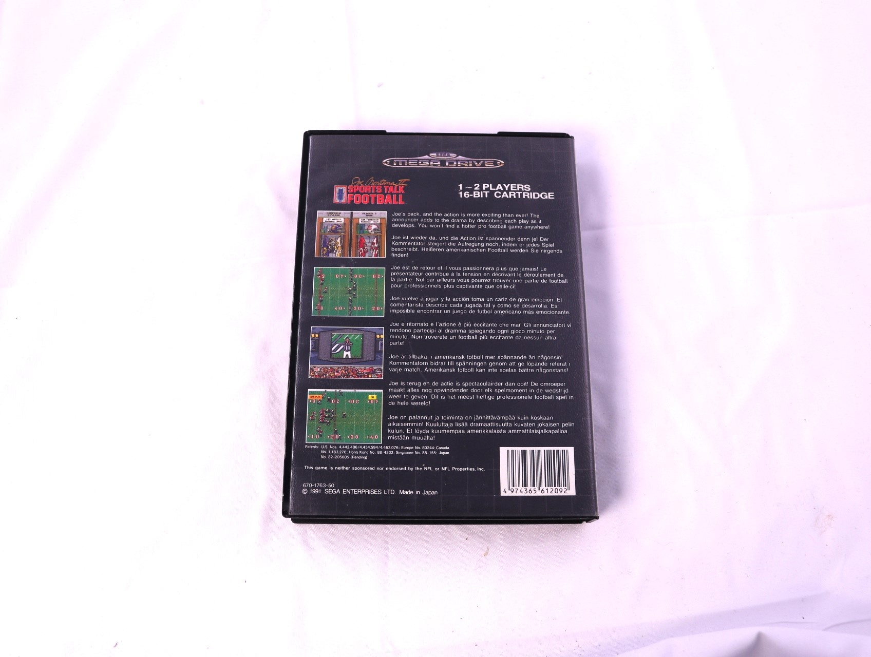 SEGA Mega Drive - Joe Montana II: Sports Talk Football [No Manual] - productfoto 2