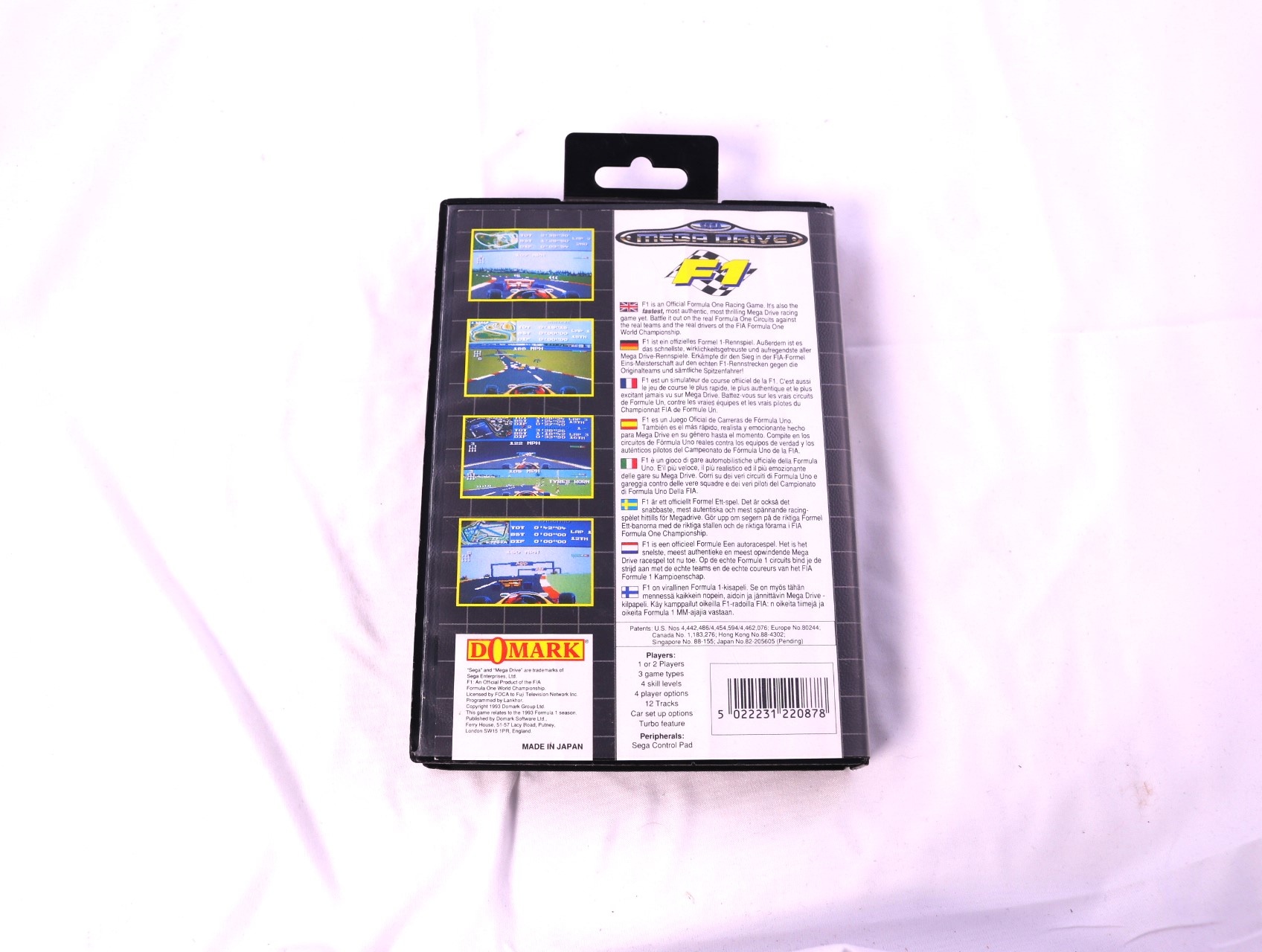 SEGA Mega Drive - F1 - productfoto 2