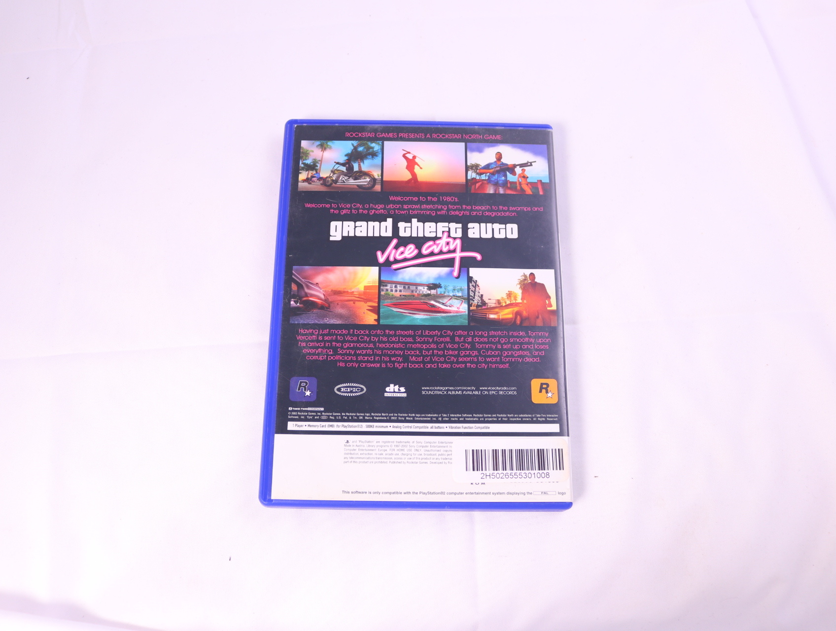 Playstation 2 - Grand Theft Auto: Vice City [No Manual] - productfoto 2