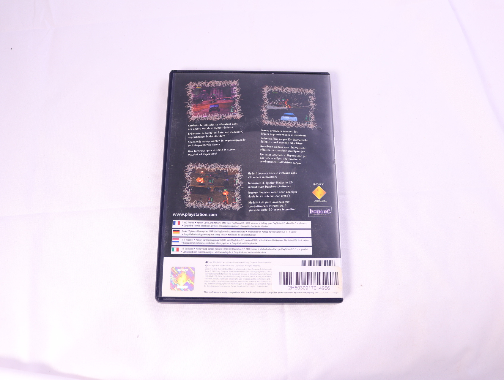 Playstation 2 - Twisted Metal: Black - productfoto 2