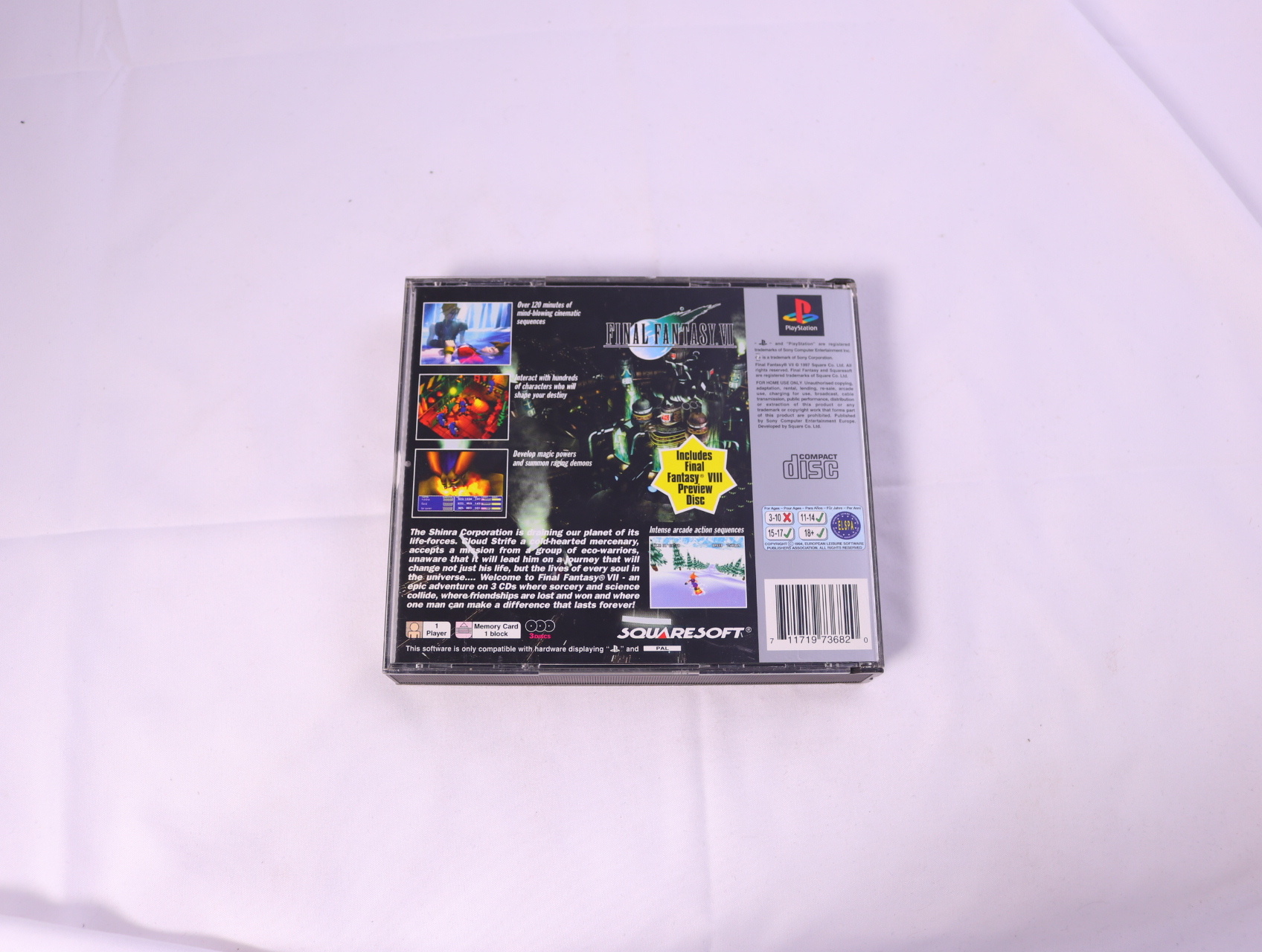 Playstation 1 - Final Fantasy VII [Platinum] - productfoto 2