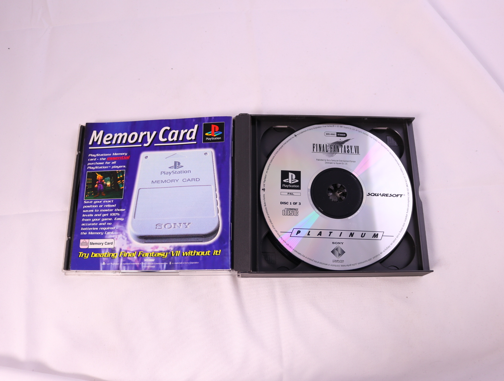 Playstation 1 - Final Fantasy VII [Platinum] - productfoto 4