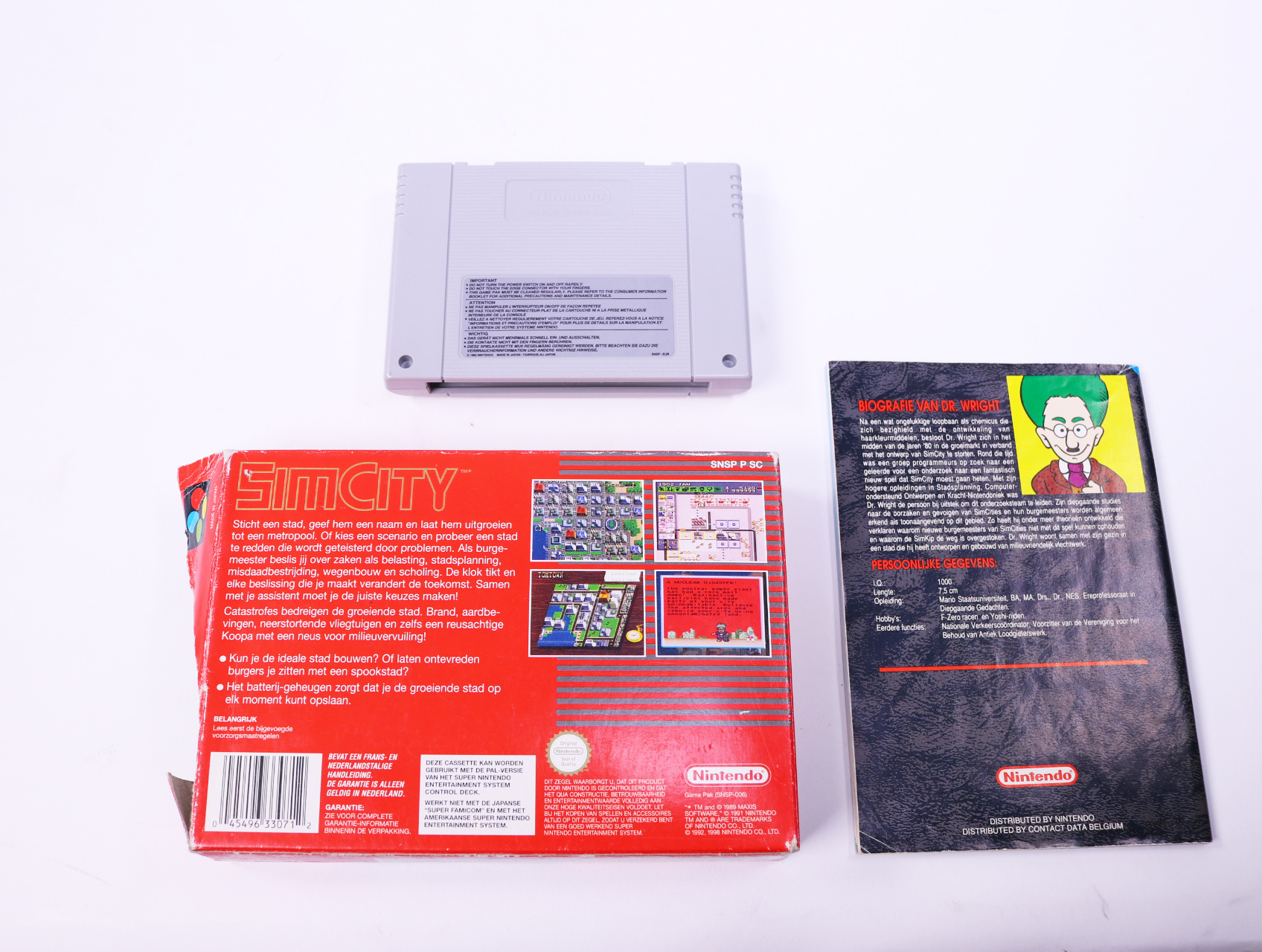 SNES - SimCity - Boxed CIB - productfoto 2