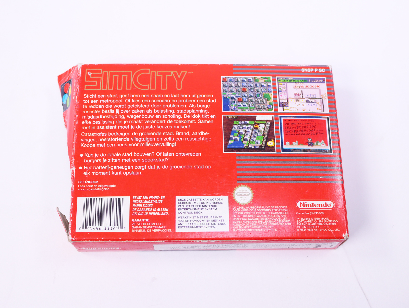 SNES - SimCity - Boxed CIB - productfoto 4