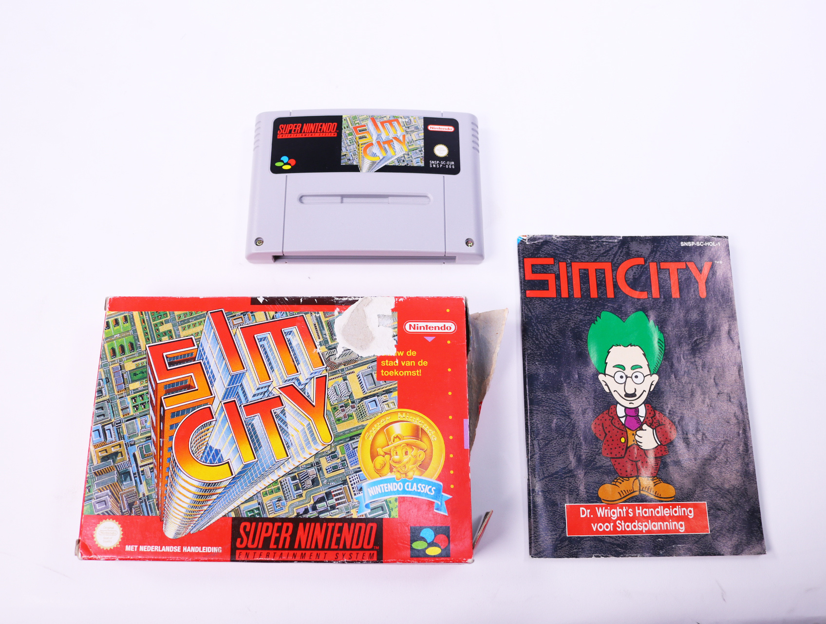 SNES - SimCity - Boxed CIB