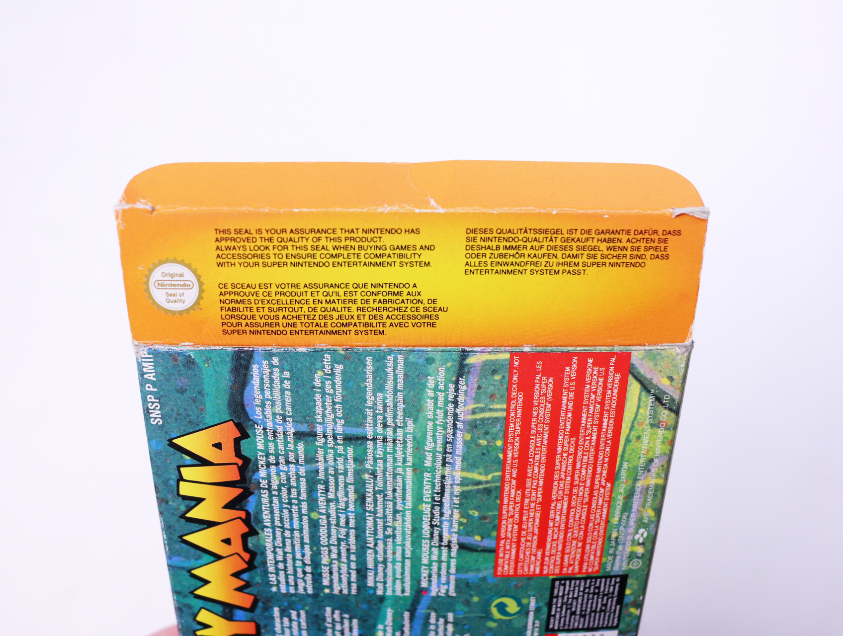 SNES - Mickey Mania - Boxed CIB - productfoto 5