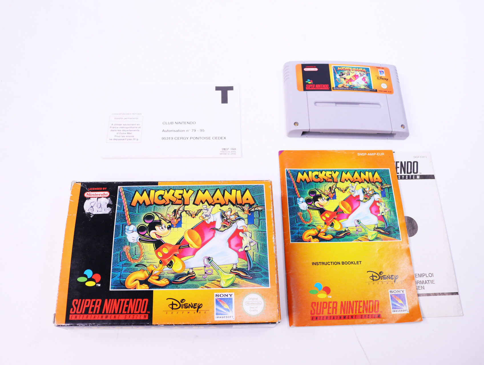 SNES - Mickey Mania - Boxed CIB
