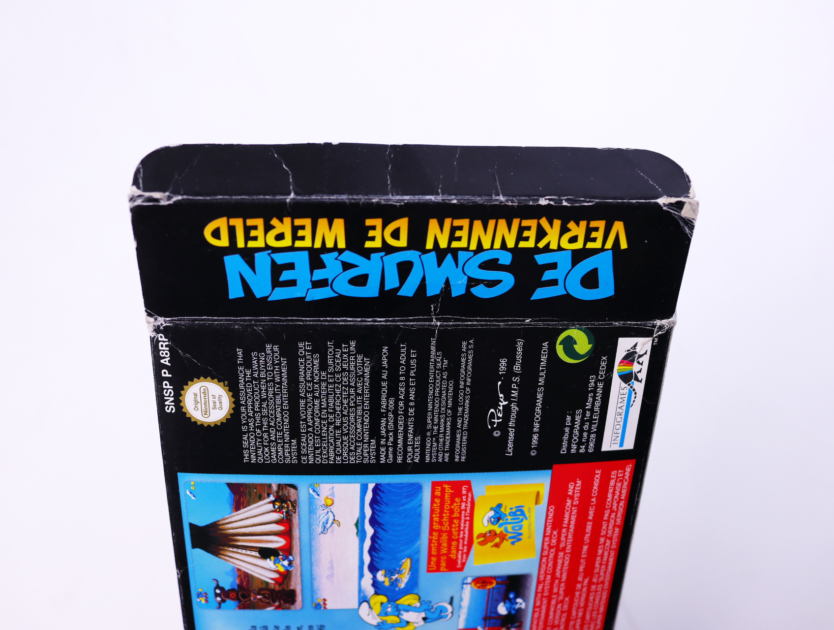 SNES - The Smurfs/ Les Schtroumpfs: Autour du Monde - Boxed CIB - productfoto 5